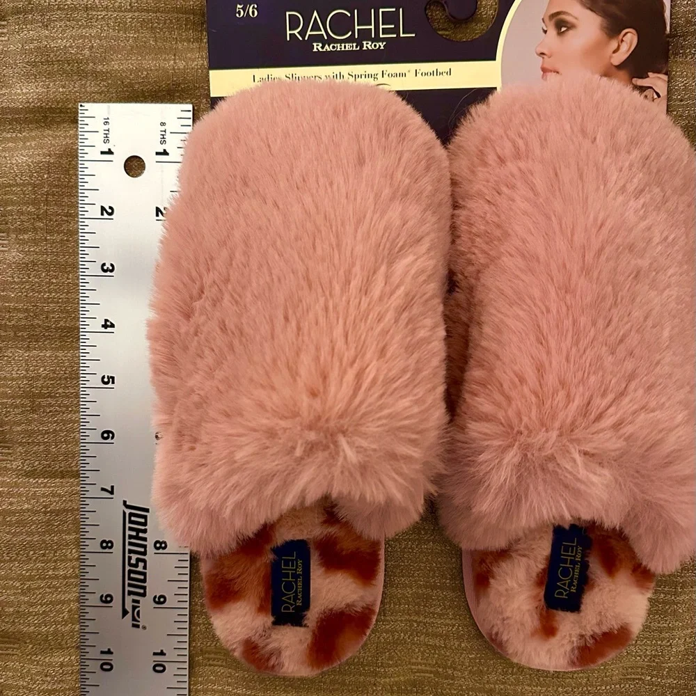 Rachel Roy Women’s Slippers Pink Size Small NEW WITH TAGS - Picture 5 of 6